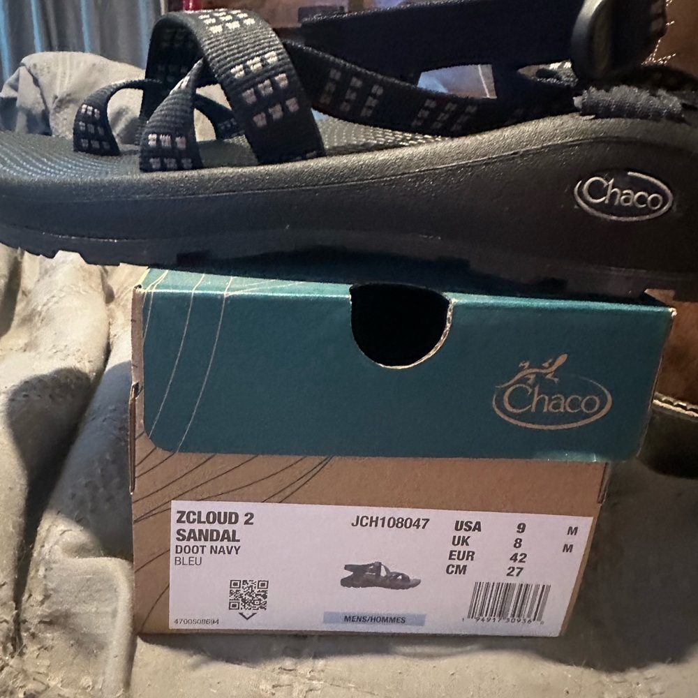 Chaco ZCloud 2 Sandals in Dark Blue
